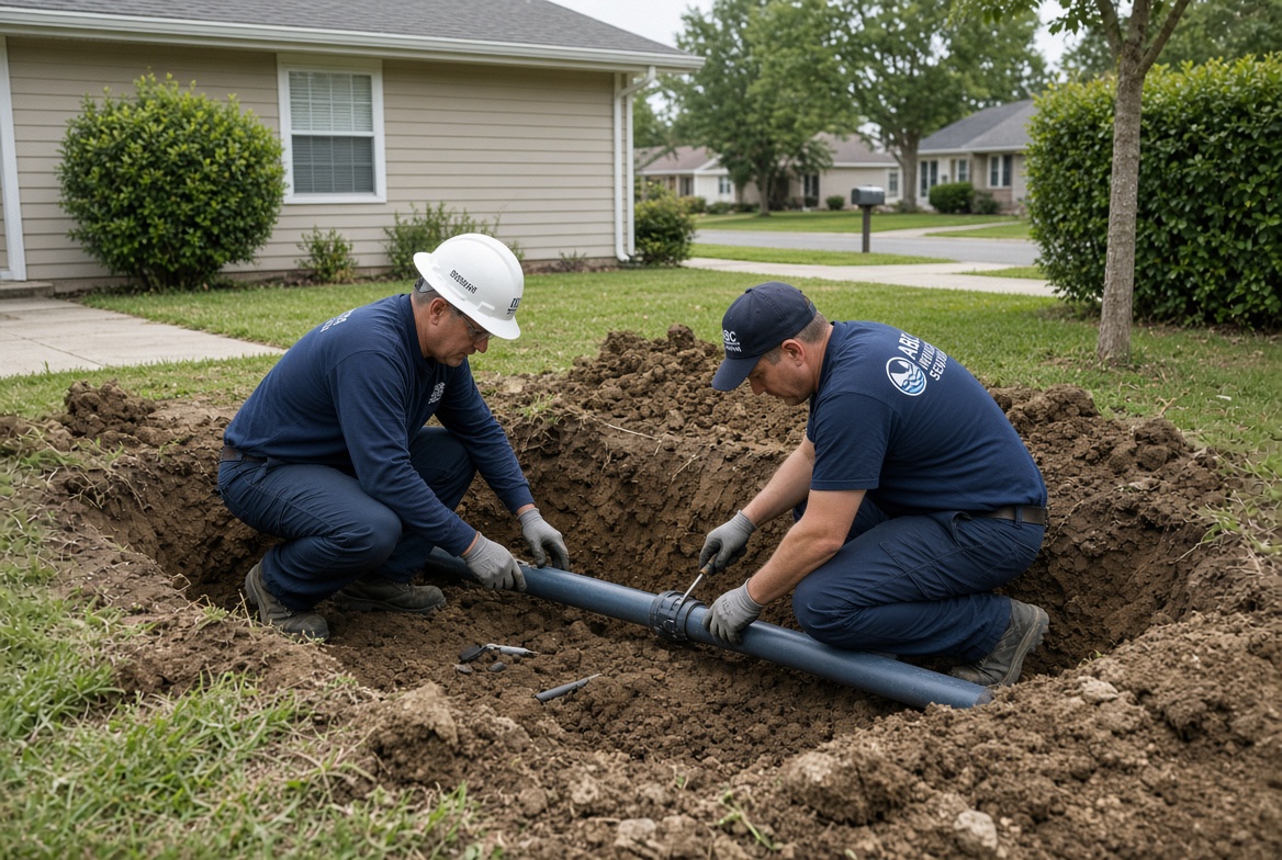 Signs of water line leak in Los Angeles